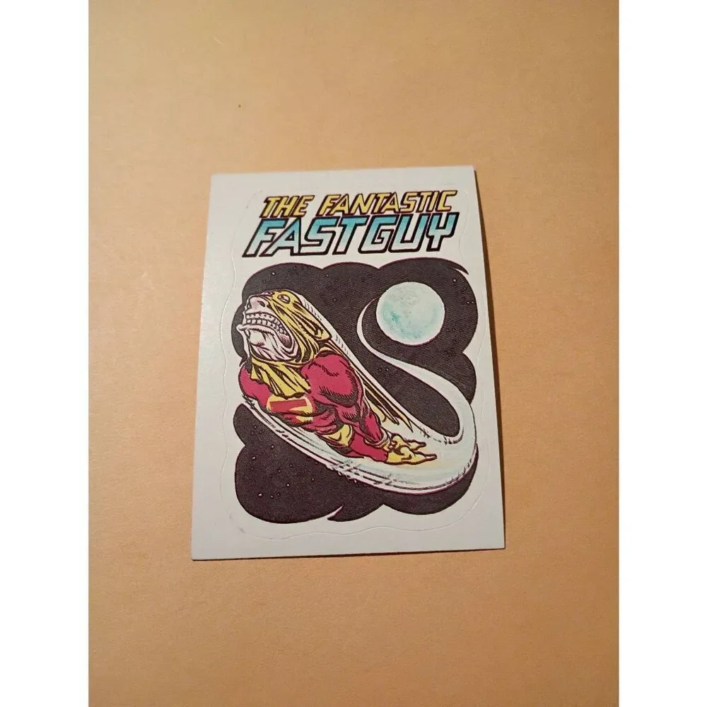 1983 General Mills Zero Heroes Trading Card Sticker Card Vintage #1